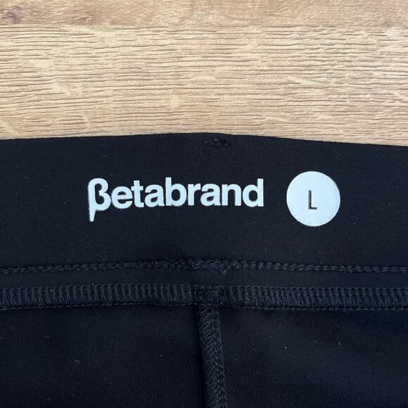 Betabrand Womens Black Pull-On Elastic Waist Bootcut Ponte Knit Pants Size Large - Picture 3 of 7